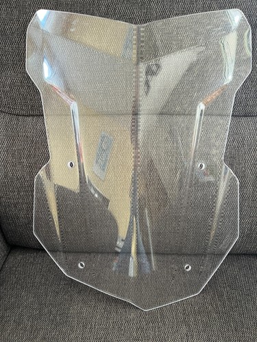 Touratech windschild klar - windschild, l